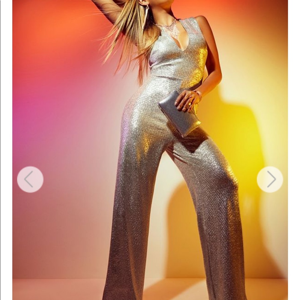 Guess silver gorgeous jumpsuit